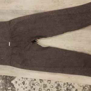 Aerie textured leggings brownish purple size xs